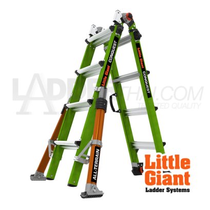 LG17107001 บันไดไฟเบอร์กลาส Conquest-AL 2.0 M17 "LITTLE GIANT"